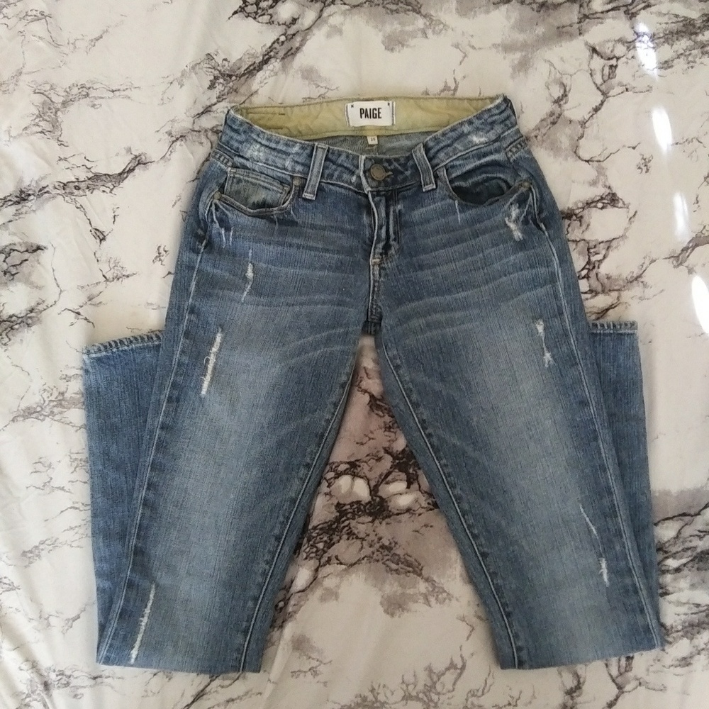 PAIGE Skyline Ankle Peg Jeans